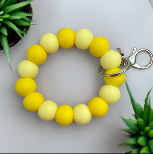 Yellow Pastel Wristlet