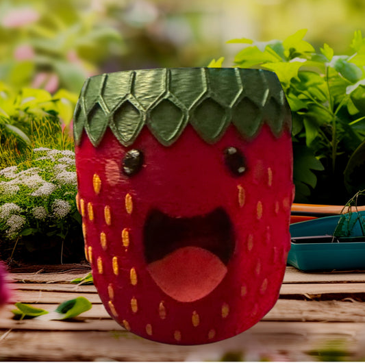 Strawberry Pen Holder