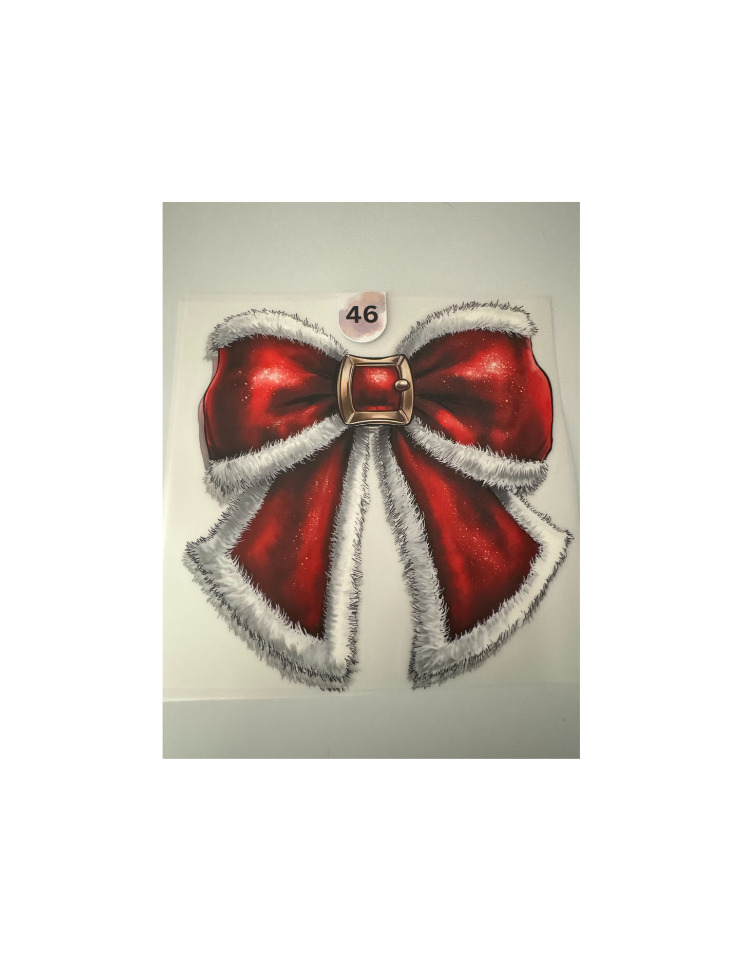Santa Bow  #46